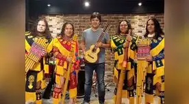 Reconocido músico nacional con Alborada Reconocido músico nacional con Alborada