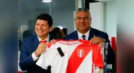 Agustín Lozano y Claudio Tapia vieron juntos el partido de Argentina y Ecuador