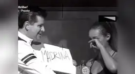 Angie Arizaga fue parte de un acto de magia que la llevó a recordar cosas de su pasado