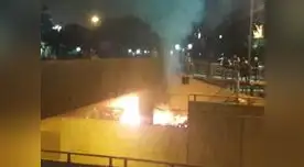 Causó alarma en transeúntes