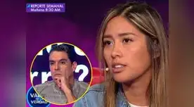 Beto Ortiz quedó sorprendido cuando la acompañante de Claudia Meza tocó el botón rojo para invalidar pregunta