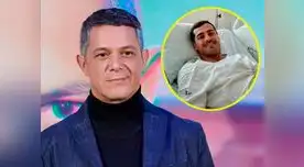 Alejandro Sanz alentó a su "capitán" Iker Casillas