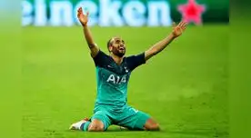 Lucas Moura fue el héroe del Tottenham