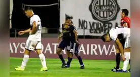 El "Chorri" Palacios anotó el gol de la victoria de Cristal ante Olimpia. FOTO: EFE El "Chorri" Palacios anotó el gol de la victoria de Cristal ante Olimpia. FOTO: EFE