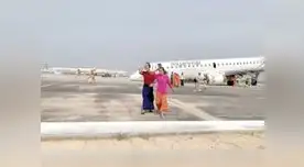 Piloto evita tragedia en avión que aterrizó solo con ruedas traseras en Birmania