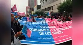 Marcha contra el enfoque de género 