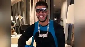 Karol G: Anuel AA recibe fuertes críticas porque su hijo usa dientes de oro [FOTO]