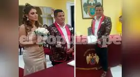 "Clavito y su chela": Robert Muñoz contrae matrimonio con Andrea Fonseca. FOTO: José Abanto