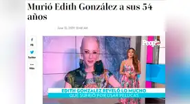 El mundo llora partida de Edith González El mundo llora partida de Edith González