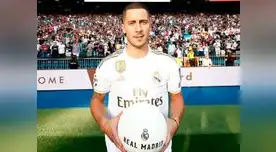 Eden Hazard fue presentado en el Real Madrid con el Santiago Bernabéu repleto Eden Hazard fue presentado en el Real Madrid con el Santiago Bernabéu repleto