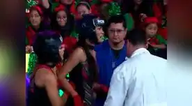 Romina Lozano quiso demostrar que quiere quedarse hasta la final de Esto es guerra