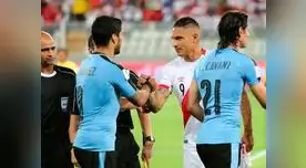 Paolo Guerrero y Edinson Cavani en partido aparte por mejor gol en la Copa América
