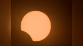 Última fase del eclipse solar 2019