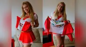 Geni Alves apoya con todo al equipo peruano contra Brasil Geni Alves apoya con todo al equipo peruano contra Brasil