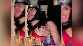 Romina Lozano no logró completar el circuito en Esto es guerra y preocupó a más de uno por la manera que tenía la rodilla