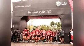 Ulises Martín y Jovana De la Cruz  resultaron unos de los triunfadores de la carrera LG  TurboWash 3D 8K 