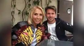 Laura Bozzo y su expareja Cristian Suárez, cuando supuestamente eran felices