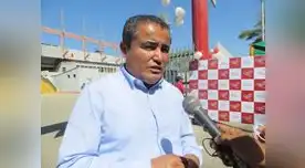 José Aguilar, alcalde de Castilla unidos con otras autoridades para que se habilite el Miguel Grau. FOTO: Roberto Saavedra