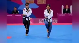 La pareja mixta de taekwondo conformada por Ariana Vera y Renzo Saux alcanzaron medalla de bronce. FOTO: Andina La pareja mixta de taekwondo conformada por Ariana Vera y Renzo Saux alcanzaron medalla de bronce. FOTO: Andina