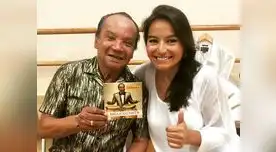 Melcochita junto a la productora musical Mirayda Levi Melcochita junto a la productora musical Mirayda Levi