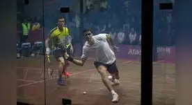 Elías reconoce que solo hay canchas de squash en clubes privados