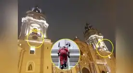 El incidente no pasó a mayores y los bomberos acudieron de inmediato a la Catedral de Lima