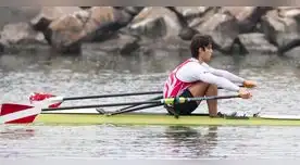 Gonzalo del Solar alcanzó la final de remo en los Juegos Panamericanos 2019 en la modalidad de un par de remos cortos masculino