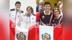 Asi fue la premiación de Kevin Martínez y Claudia Suárez tras ganar medalla de oro en frontón