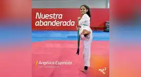 Angélica Espinoza portará la bandera peruana en la ceremonia inaugural Angélica Espinoza portará la bandera peruana en la ceremonia inaugural