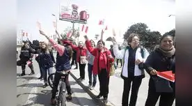 La Antorcha pasó por los distritos de Santiago de Surco, San Borja, Surquillo, Miraflores y Barranco La Antorcha pasó por los distritos de Santiago de Surco, San Borja, Surquillo, Miraflores y Barranco