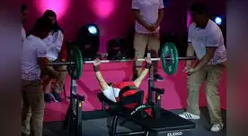 Vásquez natural de Puerto Maldonado ganó medalla de bronce en Para powerlifting 