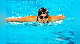 Dunia Felices alcanzó medalla de bronce en  50 metros mariposa, clase S5