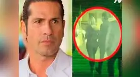 Gregorio Pernía toca a mujer que no es su pareja