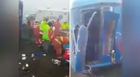 Accidente de tránsito se registra en variante de Pasamayo  