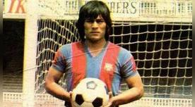 Hugo Sotil conoció a Camilo Sesto cuando jugó en el Barcelona Hugo Sotil conoció a Camilo Sesto cuando jugó en el Barcelona