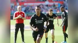 Renato Tapia jugó los 90 minutos con Feyenoord Renato Tapia jugó los 90 minutos con Feyenoord