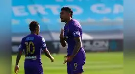 Balboa festeja efusivamente su gol que significó el del empate. FOTO: LIBERO