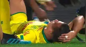 Cristian Benavente fue titular y sufrió serio golpe