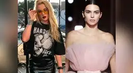 La cantante tuvo un curioso encuentro con la modelo La cantante tuvo un curioso encuentro con la modelo