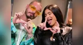 a empresaria llegó al Staples Center de Los Ángeles para escuchar al cantante urbano