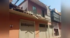 El balcón de tipo cajón se desplomó en tempranas horas