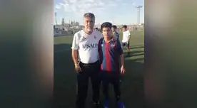 Snayder Jeanpier Laines García (13) viajó a la Ciudad Condal de Barcelona España