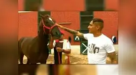 La pasión por la hípica para Paolo Guerrero se la inculcó su papá