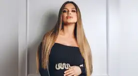 Está enamorada de su pequeño y así lo demostró.