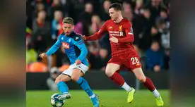 Liverpool y Napoli jugaron por el liderato del grupo E.