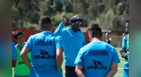 Roberto Tristán es técnico del Llacuabamba, trabaja junto a Carlos Fernández. FOTO: Prensa Llacuabamba