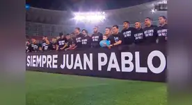 El fallecido futbolista Juan Pablo Vergara fue ovacionado en el Nacional
