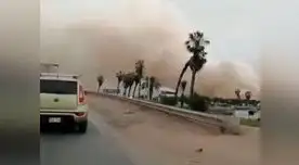 El humo del incendio forestal en los pantanos de Villa llegó afectar a los vecinos por el fuerte olor a quemado