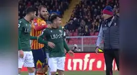 Actitud del futbolista chileno fue cuestionado en redes sociales 