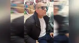 Adolfo Bazán quería pasar desapercibido con las gafas negras